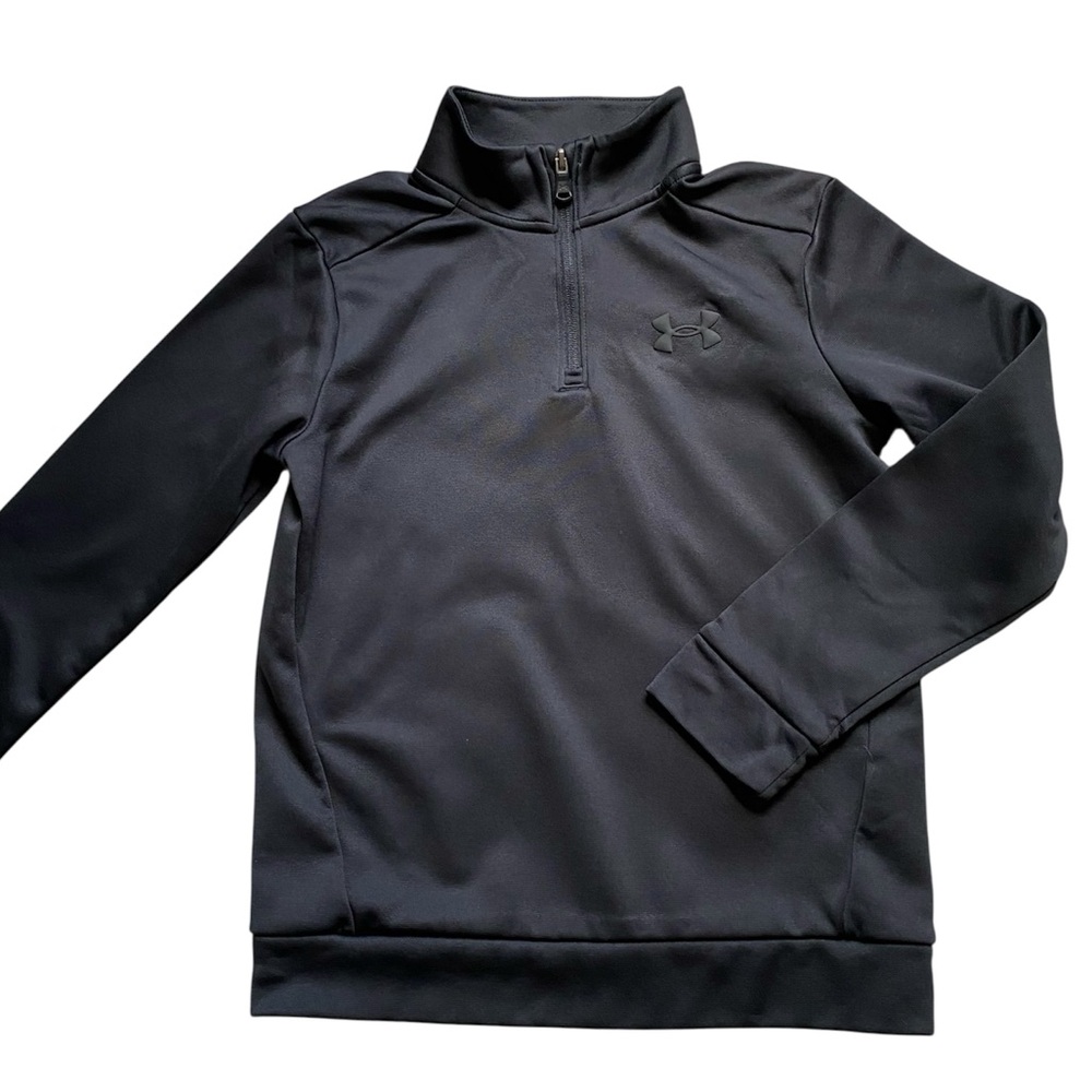 Boy’s Under Armour Black Quarter Zip